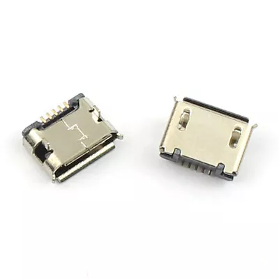 10Pcs Micro USB 5 Pin Female SMD SMT Type B 5P DIP Socket Connector Plug DIY • $2.99