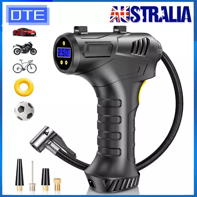 Air Compressor Electric Inflator Tire Pump Car MTB Bicycle Bike Rechargeable AUS • $33.90