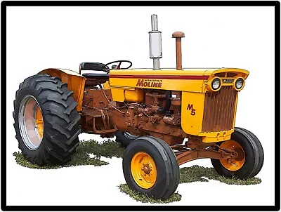 Minneapolis Moline Tractors New Metal Sign: Model M5 Large Size: 12 X 16  • $33.88