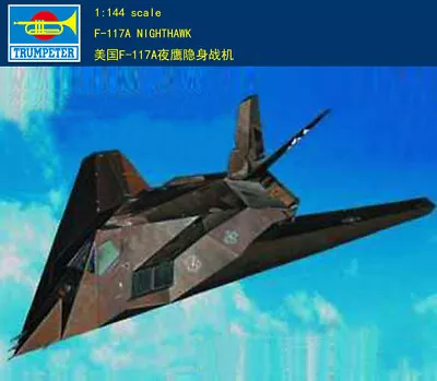 Trumpeter 01330 1/144 F-117A NIGHTHAWK Model Kit • $14.91