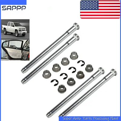 Door Hinge Pins And Bushing Kit 4 Sets For 1994-2004 Chevrolet Chevy S10 GMC • $8.99