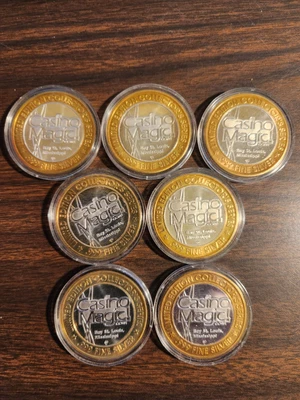 $18.95 • Buy Limited Edition Ten Dollar $10 Casino Magic Gaming Token .999 Fine Silver New
