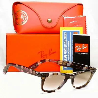 Authentic Ray-Ban Wayfarer Rare Prints Series #6 Sunglasses RB 2140 1086/51 • $235.28