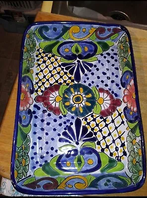 $25 • Buy Arbace Mexican Pottery,   Lead Free  Large Cookware Dish