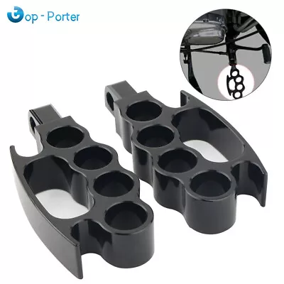 $19.49 • Buy CNC Knuckle Control Foot Pegs Pedals For Harley V-Rod Sportster 883 Dyna Softail