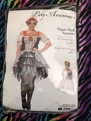 Leg Avenue 85557X Plus Sugar Skull Senorita Costume • $54.99