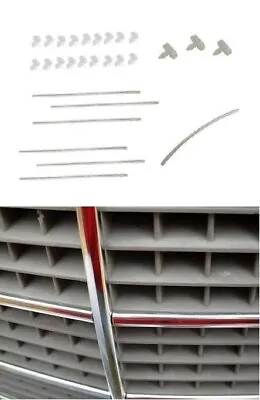 For Mercedes W116 Grille Moulding Trims Set 7PCS With 21 Clips Express Shipping • $56.90