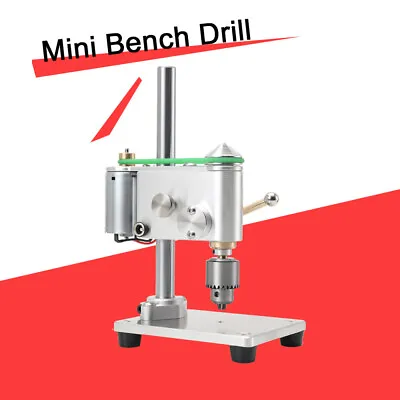 Micro Bench Drill Mini Drilling Machine With Speed Adjustable Power Adapter NEW • $84.33