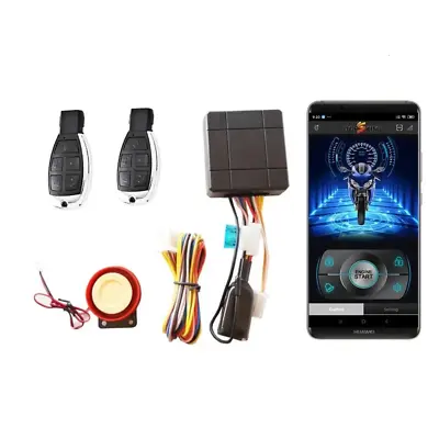 Intelligent Remote Control Motorcycle Engine Start Keyless Mobile Alarm System • $53.03