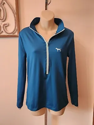 Victoria's Secret PINK Ultimate Sweatshirt Half Zip Sporty Gym Pullover Size S/P • $26