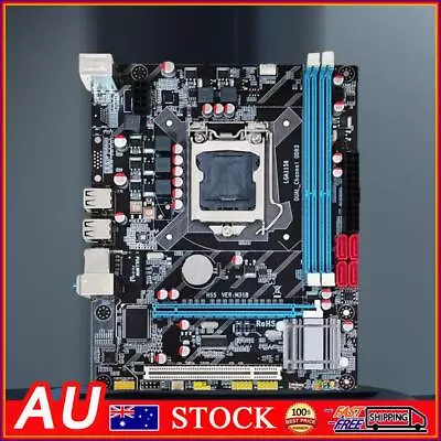 LGA1156 PC Mainboard Motherboard Set USB2.0 DDR3 Memory For I3 530/i5 750/660CPU • $43.89