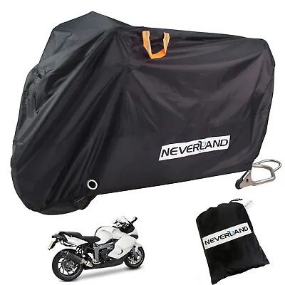 Heavy Duty Motorcycle Bike Cover Waterproof Outdoor Snow Rain Dust UV Protector • $23.99