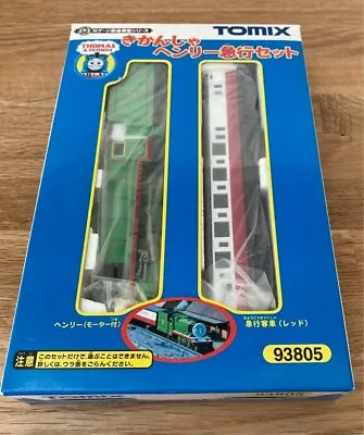 Thomas & Friends Henry Red EXPRESS COACH 93805 TOMIX N Scale TOMYTECH Motor USED • $259.20