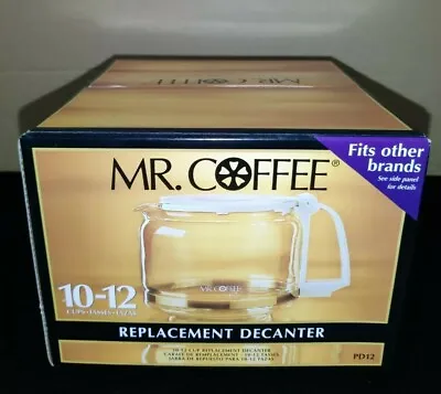 Mr. Coffee PD12 Replacement Decanter Carafe 10-12 Cup Coffeemakers • $14.99