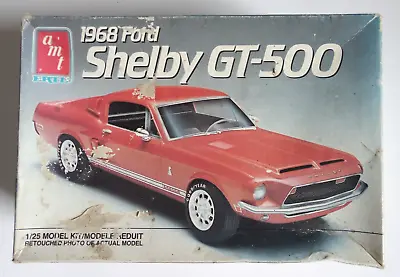 1990 AMT 1/25 1968 Ford Shelby GT-500 Model Kit #6541 Complete Parts In Open Box • $19.99