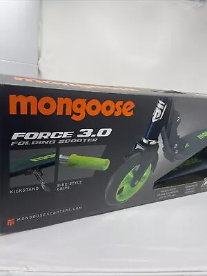 Mongoose Force 3.0 Folding Scooter MaxGrip NEW IN BOX • $54