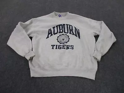 Vintage Auburn Tigers Sweatshirt Adult XL Pullover Football Graphic USA 80s Mens • $39.95