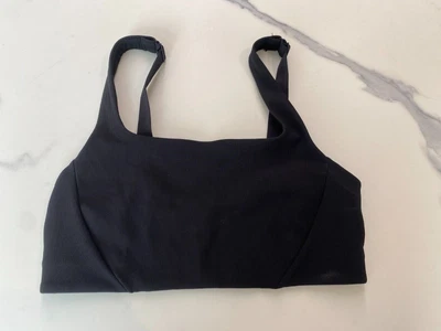 $12 • Buy Lululemon Sports Bra, Size 12 AUS / 8 CAN, Black, Good Condition