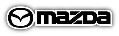 Mazda Logo Auto Wide Car Bumper Sticker Decal - 5'' 6'' And 8'' • $4