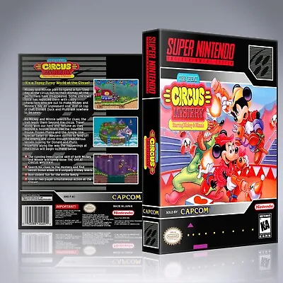 SNES Case - NO GAME - Great Circus Mystery Starring Mickey Mouse • $12.99