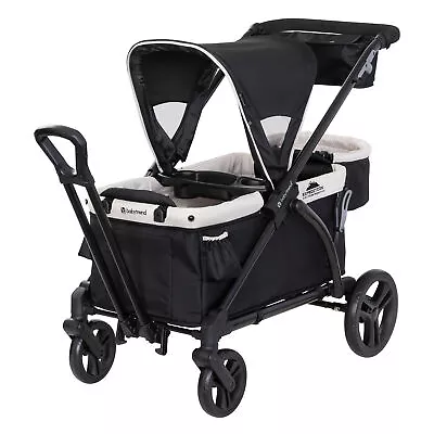 Expedition 2-in-1 Stroller Wagon PLUS W/Canopy & Basket Modern Khaki (Open Box) • $207.56