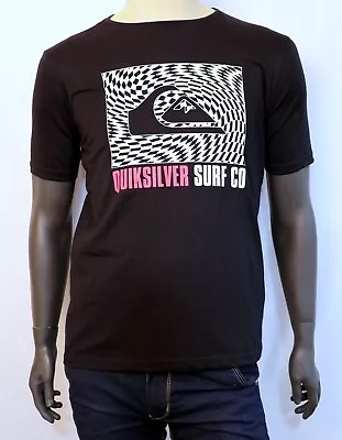 QUICKSILVER Boys Printed T Shirt - BLACK - SIZES - 101214 & 16 YEARS - NEW • $28