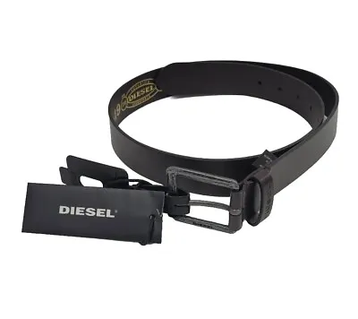 Diesel Belt Men's Poldo 4 Extra Tough Leather Brown Italian X06832 Size 28 New • $49.29
