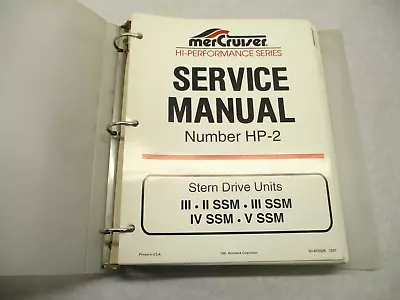 90-815526 1291 MerCruiser Service Repair Manual Number HP-2 SSM Units • $44