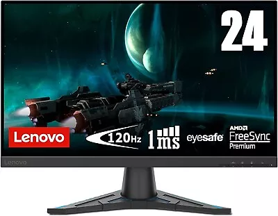 $180 • Buy Lenovo 23.8  FHD 1MS 120Hz Gaming Monitor G24E20
