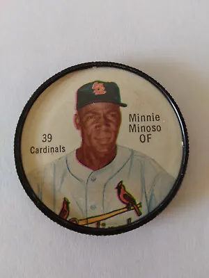 1962 SALADA Tea Baseball Coin #39 MINNIE MINOSO Cardinals - Near Mint • $18.90