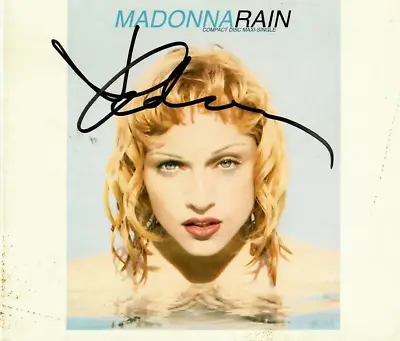  Queen Of Pop  Madonna Hand Signed CD Cover COA • $1999.99