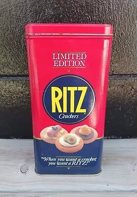 Vintage 1987 Nabisco Ritz Crackers Limited Edition Tin Canister 8.5  • $9.99