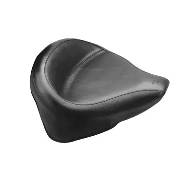 Wide Smooth Vinyl Solo Seat Mustang 76181 For 00-16 Harley Softail • $410