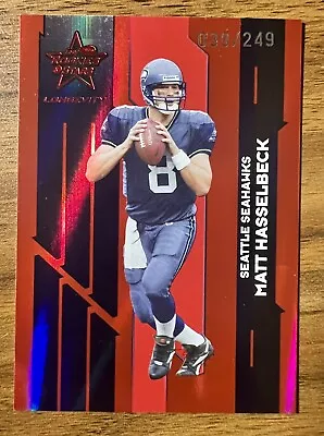 2006 Leaf Rookies & Stars Longevity Ruby Parallel #91 Matt Hasselbeck/249 NRMT • $2.99