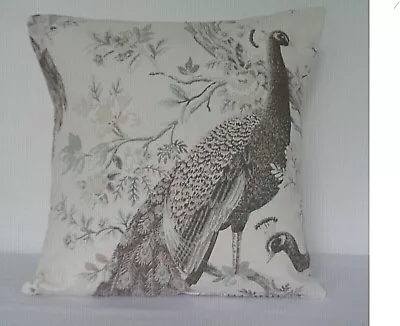 Handmade Cushion Cover In Laura Ashley Belvedere Soft Truffle - Same On Reverse • £18.99