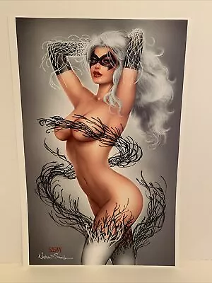 Nathan Szerdy SIGNED Black Cat Venom Comic Art Print Spider-Man Symbiote  • $25.99