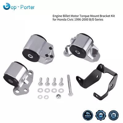 Swap Engine Motor Mount Kit 3-bolt Left For 96-20 Honda Civic D B-Series DC2 EK • $80