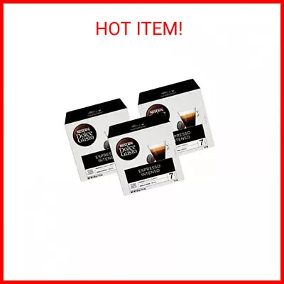 Nescafe Dolce Gusto Coffee Pods Espresso Intenso 16 Capsules (Pack Of 3) • $27.38