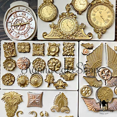 £5.29 • Buy Baroque Relief Silicone Fondant Mold Cake Border Topper Decor Chocolate Mould 