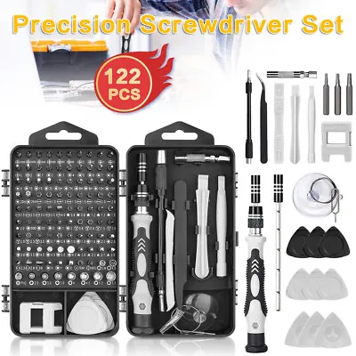 £10.99 • Buy 122 In 1 Magnetic Precision Screwdriver Set Computer Pc Phone Repair Tool Kit UK