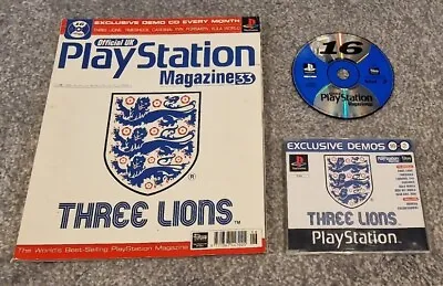 PS1 Issue 33 Official UK Playstation Magazine 1998 With Playable Demo Disc  • £7.99
