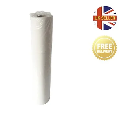 White Couch Roll 20 Inch X 40m Salon Beauty Massage Clinical Bed Table Recycled • £5.99