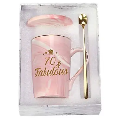  70th Birthday Gifts For Women 70 And Fabulous Mug Fabulous 70th Birthday Mug  • £33.41