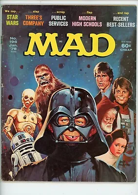 Mad Magazine 186 196 Star Trek Star Wars Two Issues • $14.95