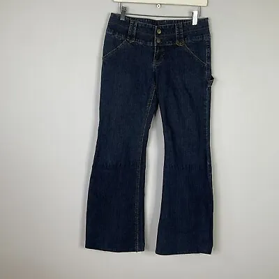 Vintage MUDD  Blue Jeans Women Size 5  Denim Flared Leg Low Rise Y2K • $19.99