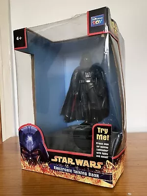 Star Wars Darth Vader Electric Talking Moneybox BNIB • £20