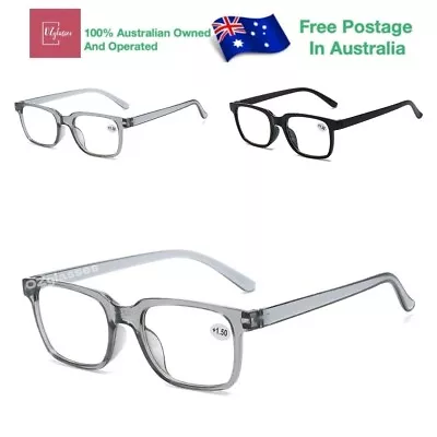 3 Pairs Mens Women Magnifying Eyeglasses Fashion Nerd Spectacle Reading Glasses • $9.99