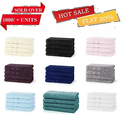 4X Large Jumbo Bath Sheets 100% Egyptian Cotton Big Towels Big Bargain 500 GSM • £9.99