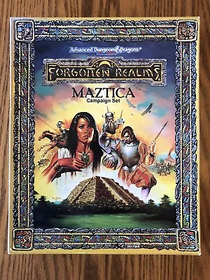 MAZTICA CAMPAIGN SET Forgotten Realms/Dungeons & Dragons 1991 COMPLETE & NM! • $149