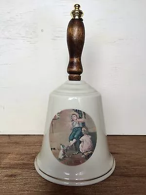 Vintage Norman Rockwell's Music Master Bell By Monarch China 8  Porcelain • $4.99